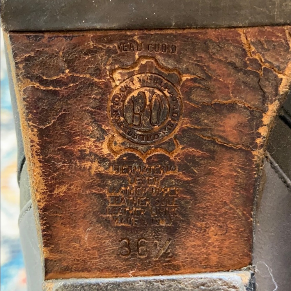 VINTAGE VERO CUOIO ITALIAN LEATHER BOOT - Picture 8 of 14
